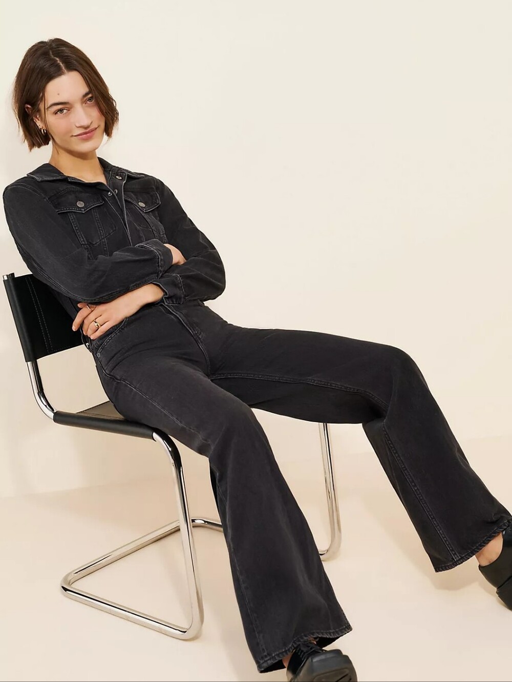 NEW ANTHRO | $218 Pistola Cannon Denim Jumpsuit
